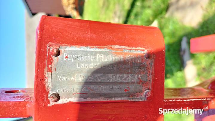 Pług 4 skibowy Landsberg nieuszkodzony Pozostałe Kożuchów