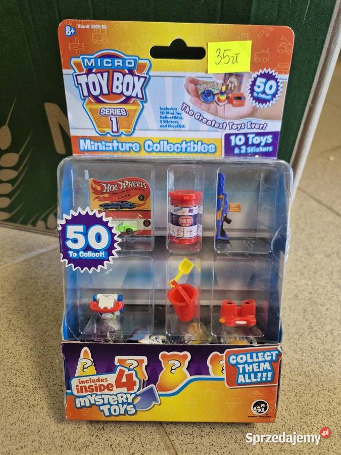 Micro Toy Box Series 1 Zestaw 6 mini zabawek Figurki Sędziszów Małopolski sprzedam