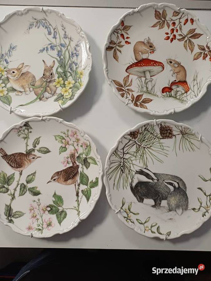 Vintage talerze kolekcjonerskie