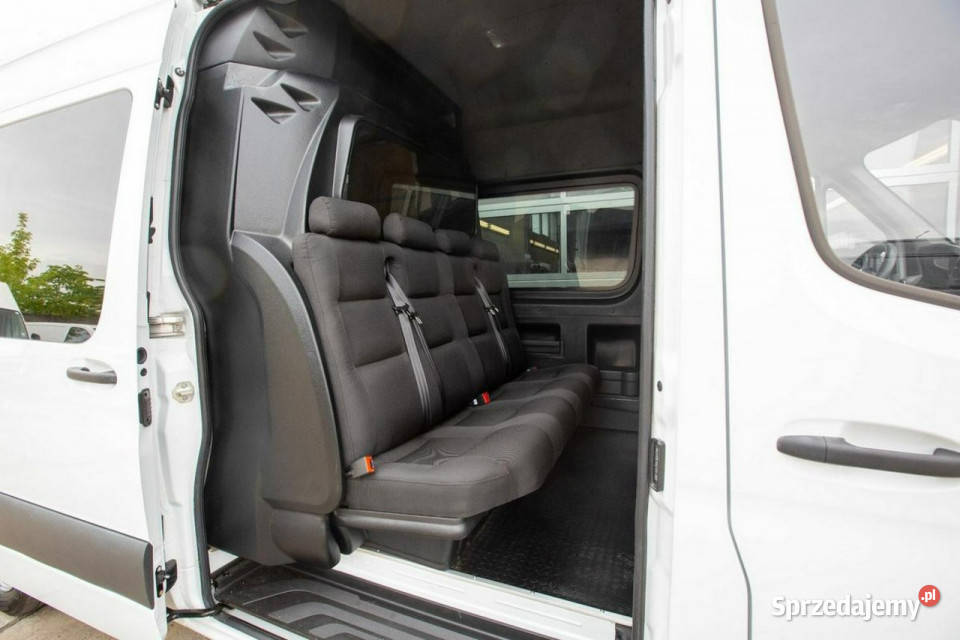 Mercedes Sprinter 7OSÓB BRYGADOWY L3H2 Długi centralny zamek Jarocin