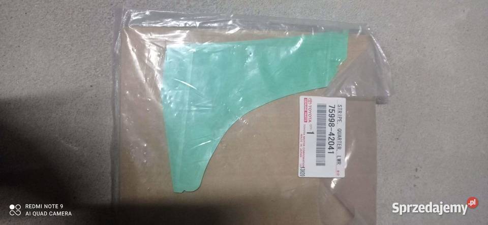 Naklejka na tylny błotnik TOYOTA RAV4 kujawsko-pomorskie