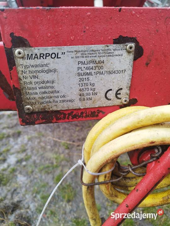 Sprzedam przyczepę wywrotkę na 3 strony Spytkowice