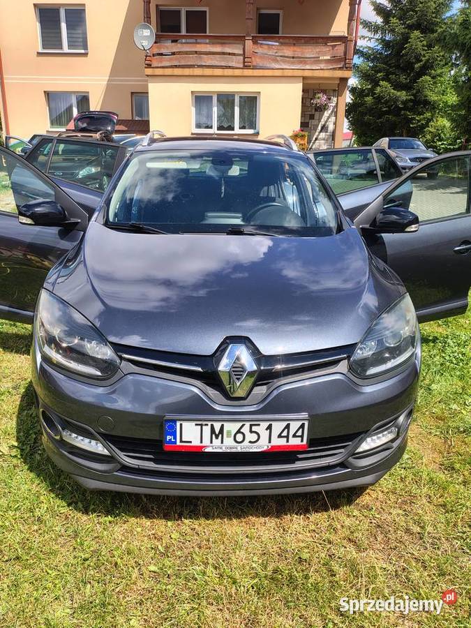 Renault Megane 2015 TomTom klimatyzacja zadbane Majdan Górny