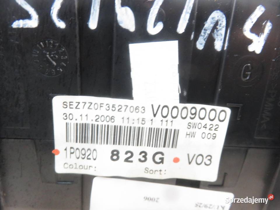 LICZNIK SEAT LEON II 1P1 19 TDI 1P0920823G sprzedam