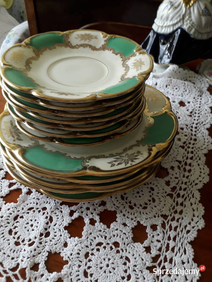 Trio Bavaria Tirschenruthn 1 sztukę Porcelana i szkło Kliniska Wielkie