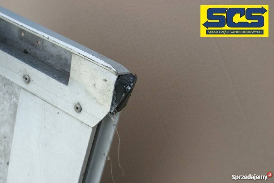 NACZEPA PLANDEKA KLAPA BOK BURTA ZABUDOWY 187x35 Bieleń