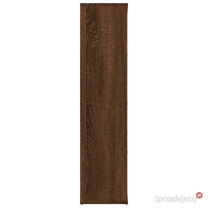 Regał na książki brązowy dąb 50x25x106 WM815446 Warszawa