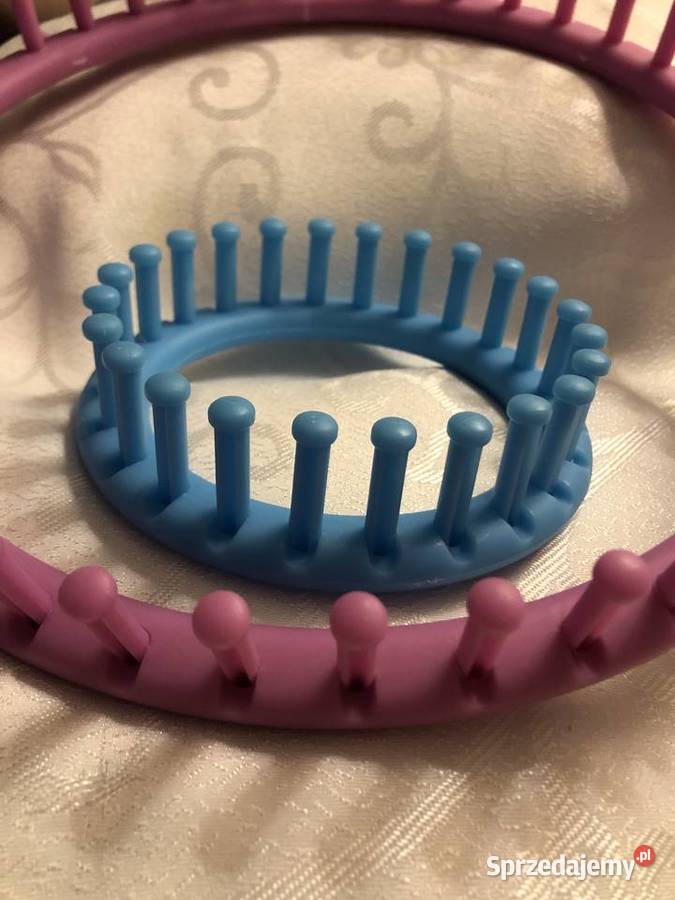 obręcz dziewiarska na golf komin czapkę 13 Rękodzieło Zegrze