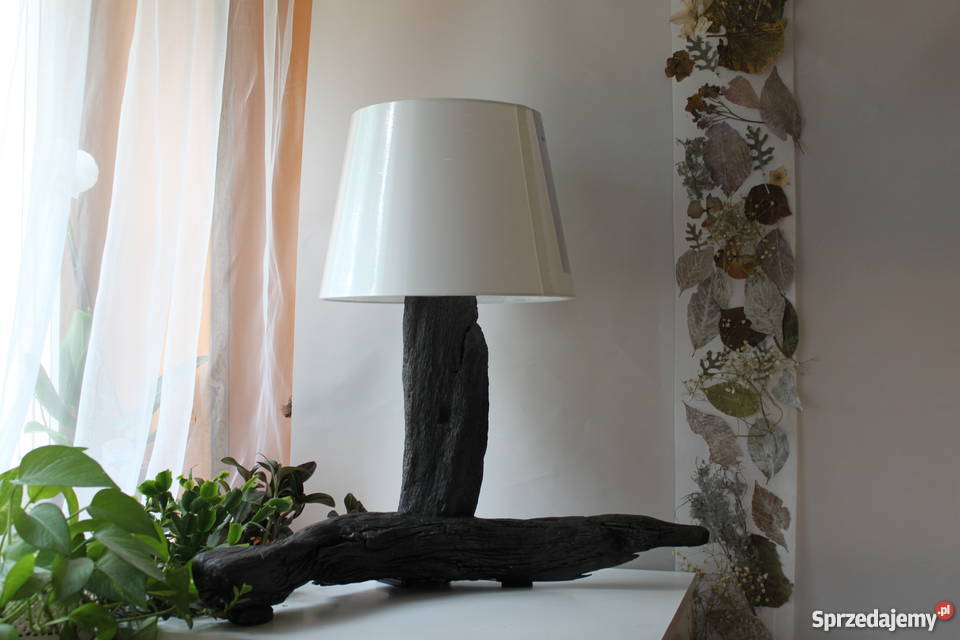LAMPY Z DREWNA Z MORZA odcienie brązowego Oświetlenie Gdańsk