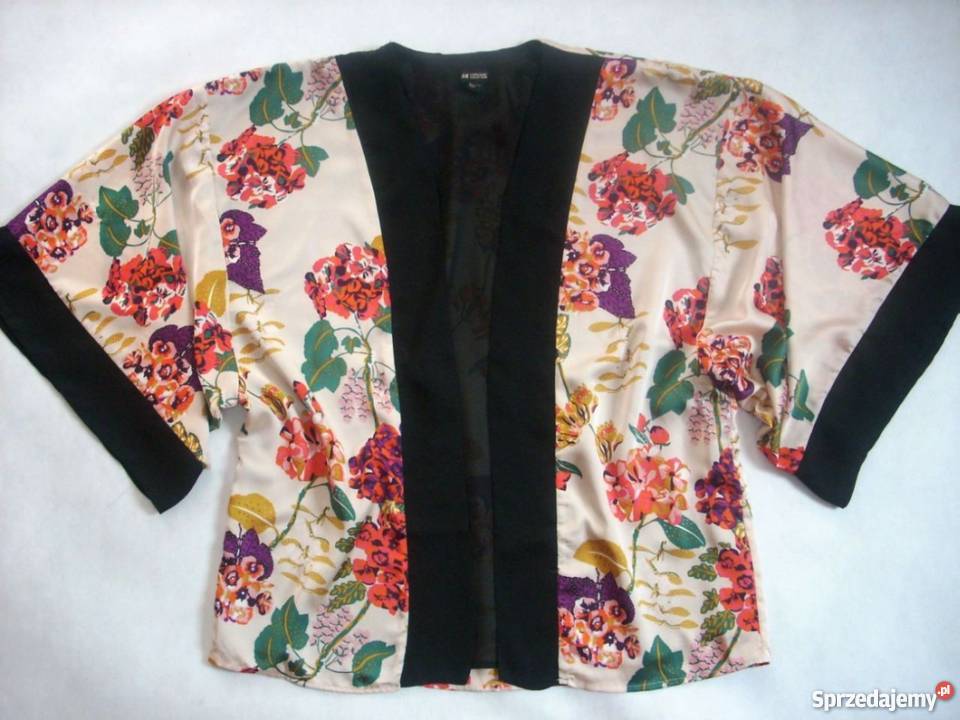 HM elegancka narzutka KWIATY hit j NOWA M L XL Nowy Sącz