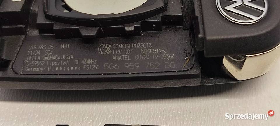 TIGUAN ALLSPACE KLUCZYK STACYJKA 5G6959752DQ