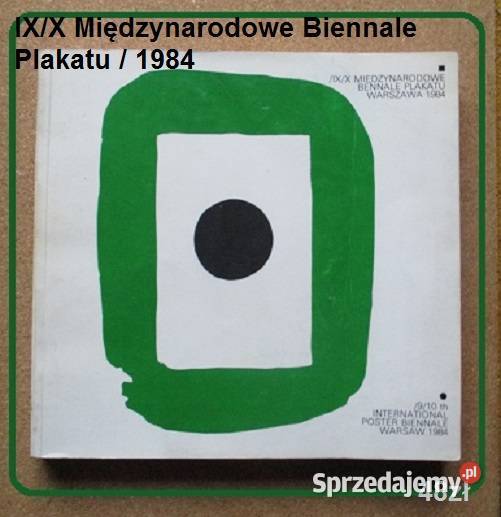Biennale Plakatu Warszawa 1966 plakat sztuka art Poradniki, albumy i reportaże