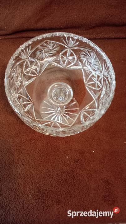 PIĘKNA PATERA KRYSZTAŁOWA NA NODZE Zielona Góra