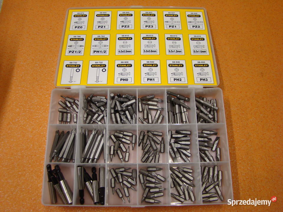 Zestaw końcówek 14 cala STANLEY 200 PC Ref