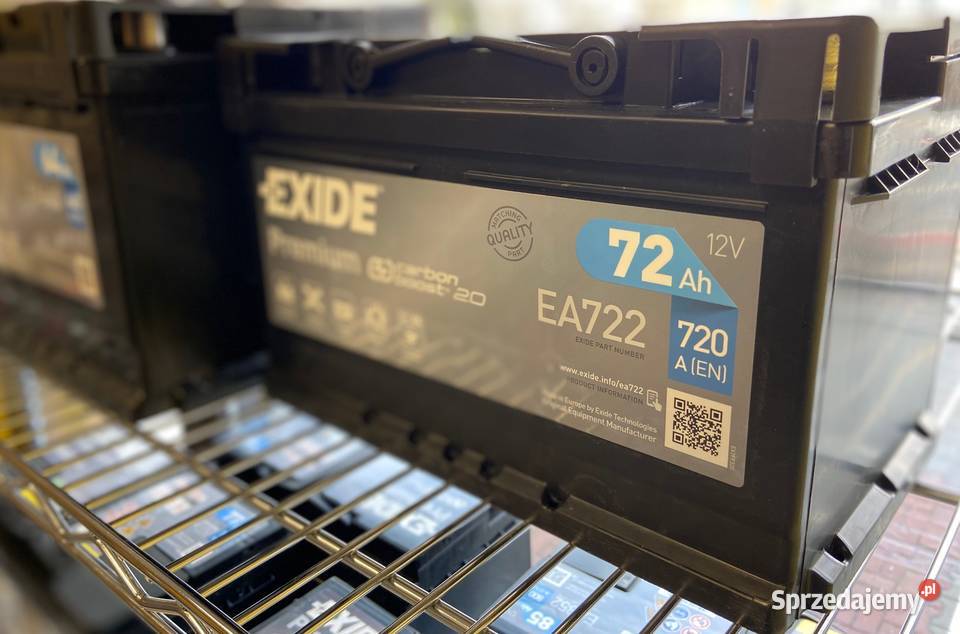 Akumulator Exide Premium 72Ah 720A PRAWY PLUS Ełk
