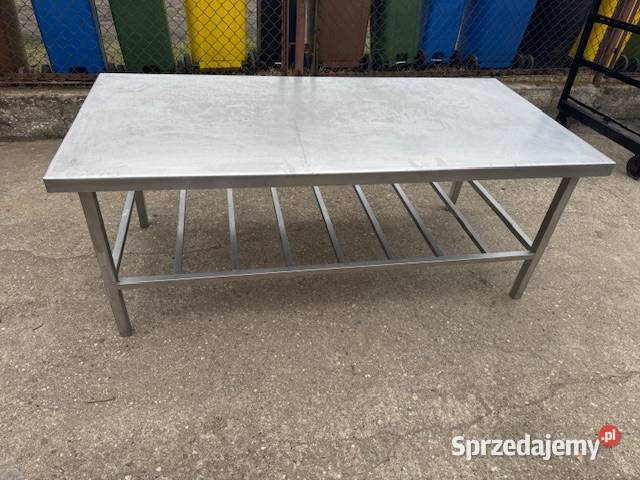 Stół 190 x90 roboczy rozbiorowy z półką dolnośląskie Głogówko