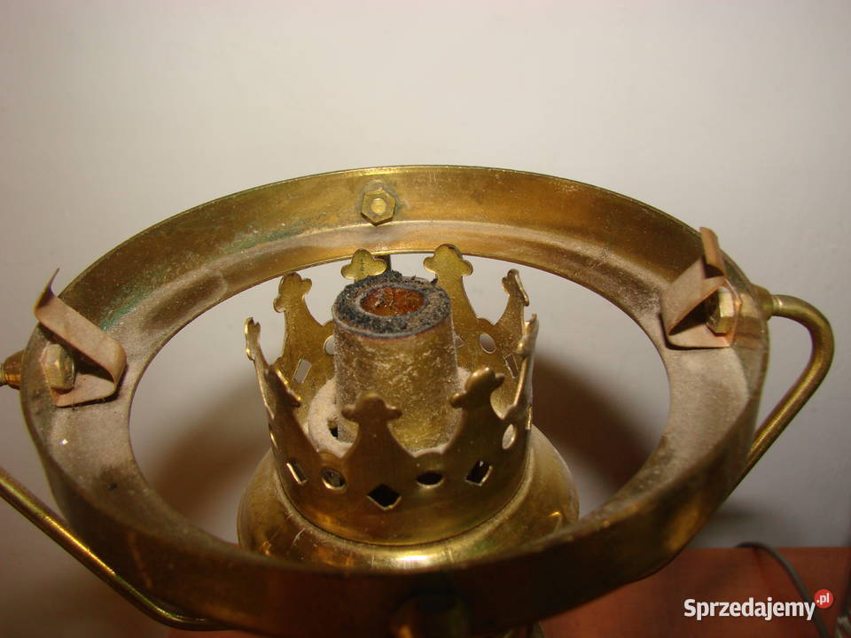 mosiężna lampa naftowa sprzedam