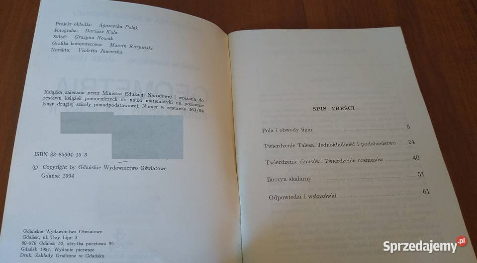 Geometria zbiór zadań klasy II 2 Marcin pomorskie Gdańsk