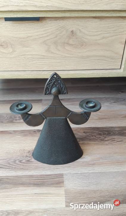 Świecznik kobieta orient daleki Wschód Rosja Antyki Gdynia sprzedam