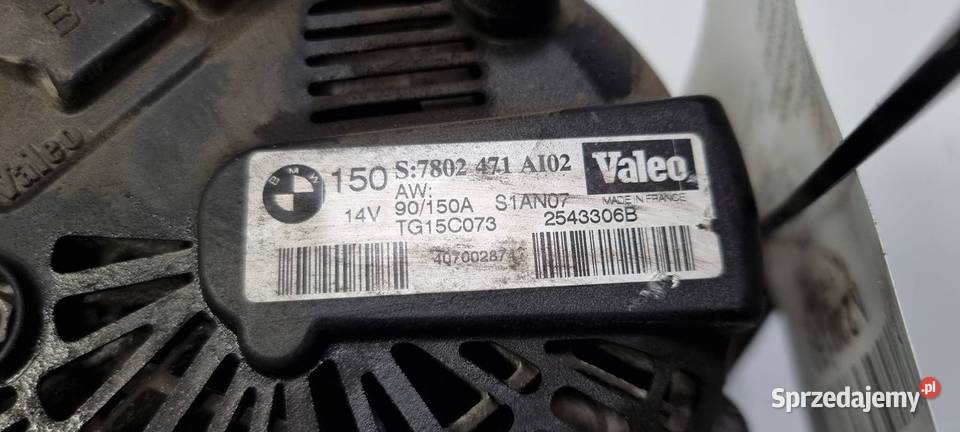 ALTERNATOR BMW SERIA 1 E87 2543306B Lipno sprzedam