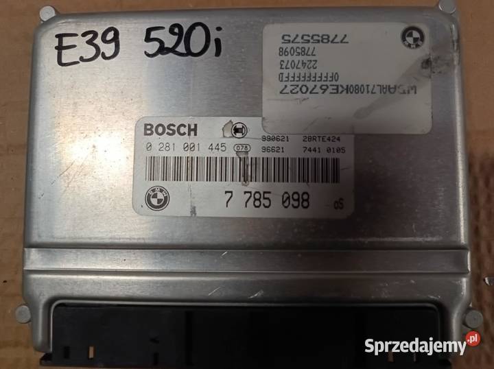 BMW E46 20d sterownik komputer silnika osobowe
