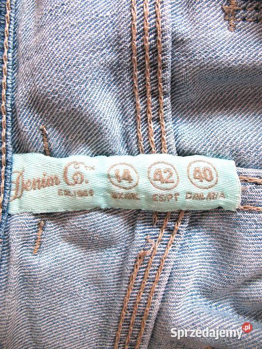 Spodnie jeans damskie 42 XL biodra 106 DenimCo mazowieckie Siedlce sprzedam