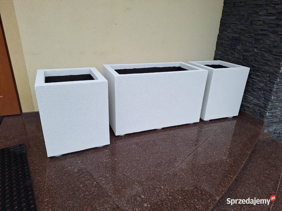 Termo donice ogrodowe tarasowe 50x50x60 Donica Donice Kraszewice