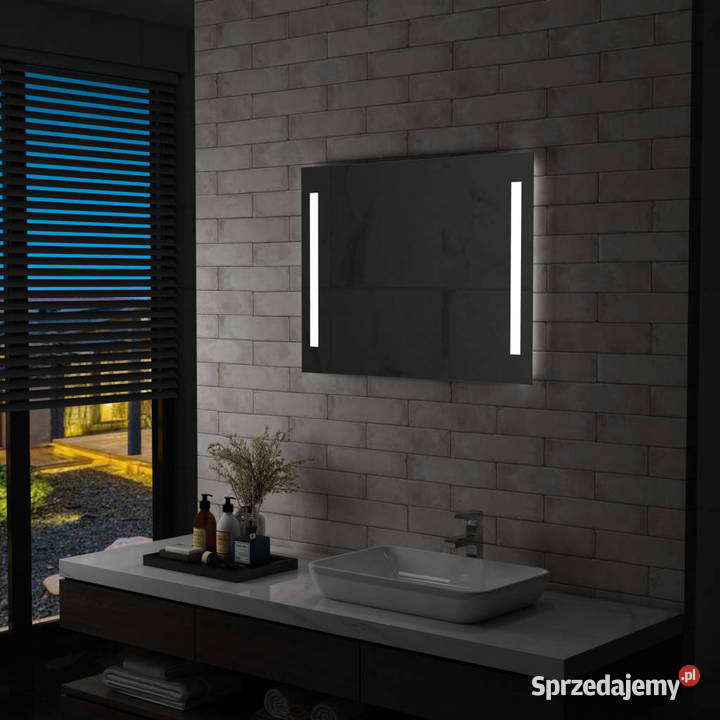 Ścienne lustro łazienkowe z LED 80 x 60 WM144706 Lustra Warszawa