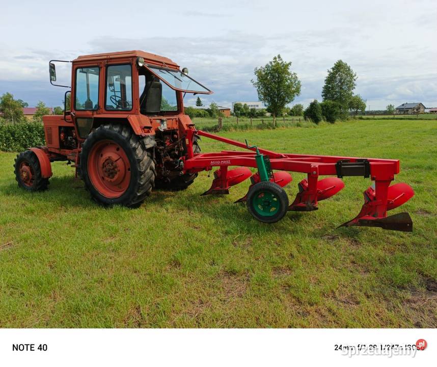 MTZ 82 z pług 4 skibowy Agro masz Wyrozęby-Konaty