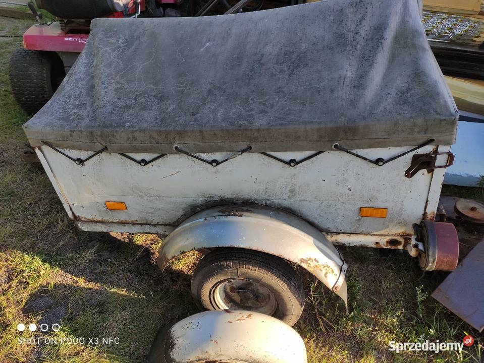 Przyczepka samochodowa DDR kujawsko-pomorskie Tuchola