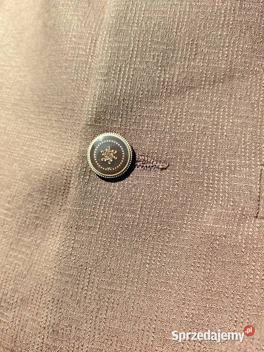 Kamizelka męska Nehru jacket L ciepły brąz Szczecin sprzedam