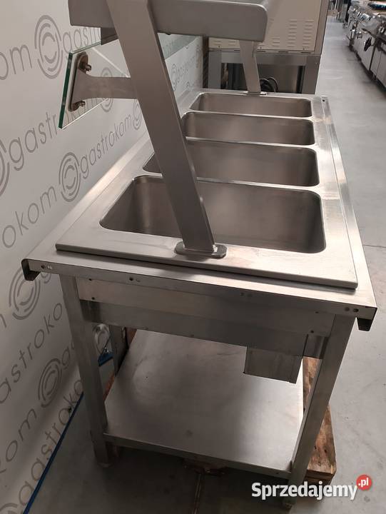 Stanowisko bemarowe 4xGN11 Stalgast z nadstawką Wrocław