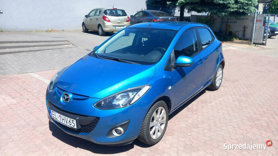 Mazda 2 Mazda 2 14 75 bogata wersja pełen serwis podgrzewane fotele Łódź