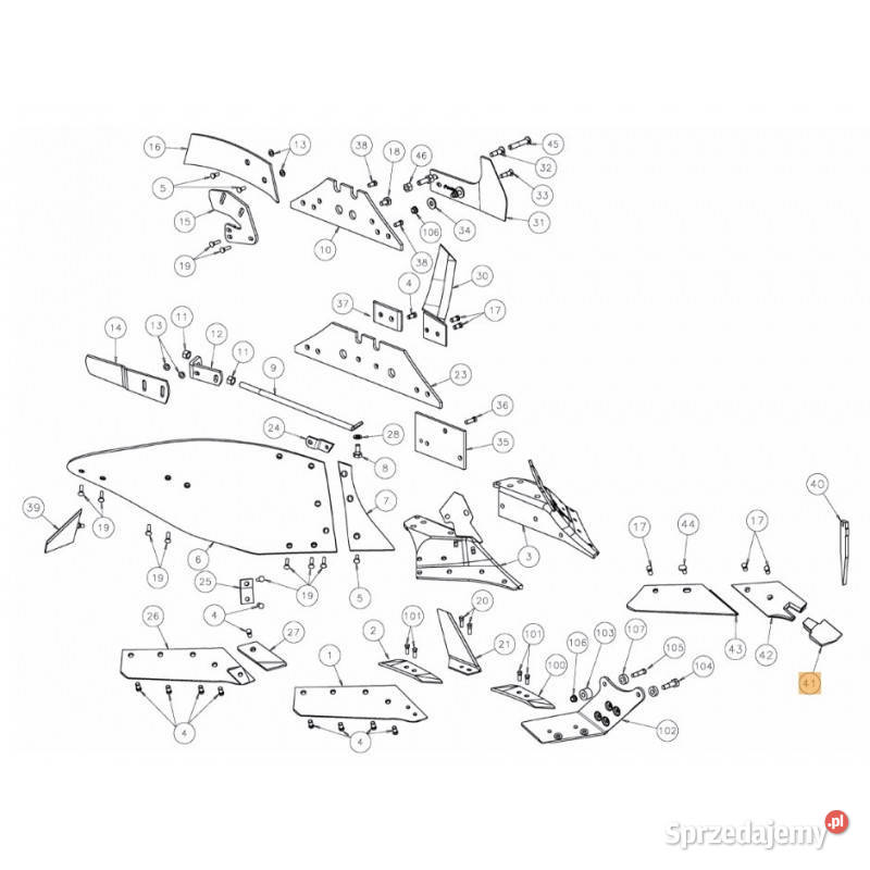 UCHWYT QUICK FIT KK083011 KVERNELAND ORIGINAL ze podlaskie Bielsk Podlaski