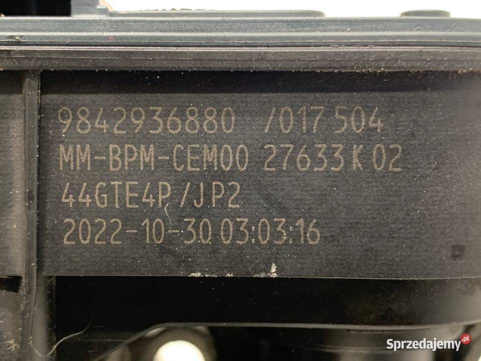 PRZEPUSTNICA OPEL CORSA F 9842936880 12 101 osobowe