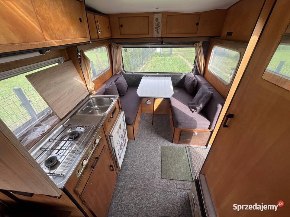Przyczepa kempingowa oldtimer 1 warmińsko-mazurskie Giże sprzedam