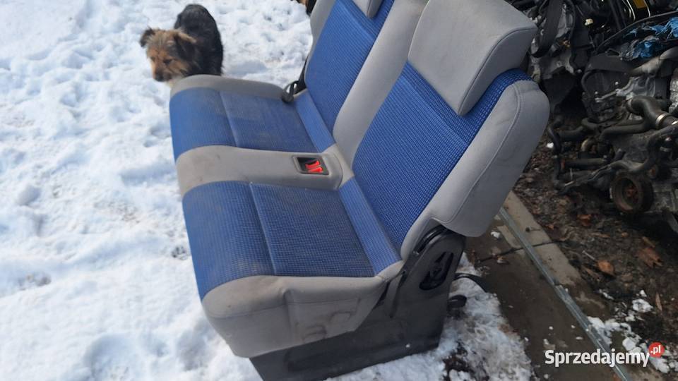 Vw Caddy siedzenie ławka podwójna tyl Raczyn