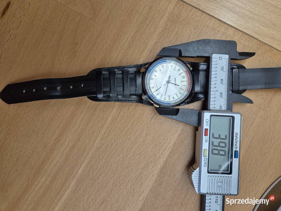 Męski zegarek mechaniczny Raketa 24h Au Chorzów
