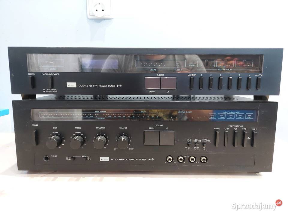 Sansui Integrated Amplifier A9 i AMFM Stereo Łapy