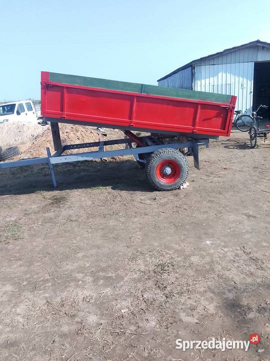 Przyczepa jednoosiowa wywrotka Łomża sprzedam