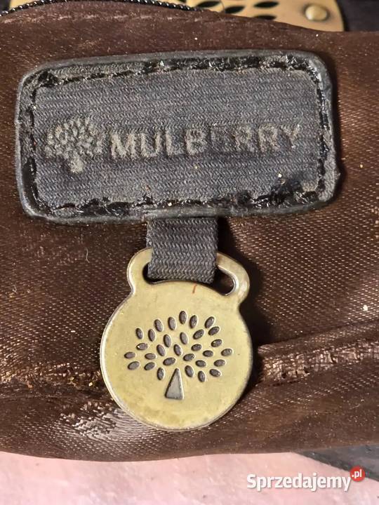 Kopertówka Portfel Mulberry Vintage Skórzany 100 mazowieckie