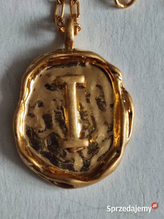 Nowy piękny naszyjnik litera I Kraków