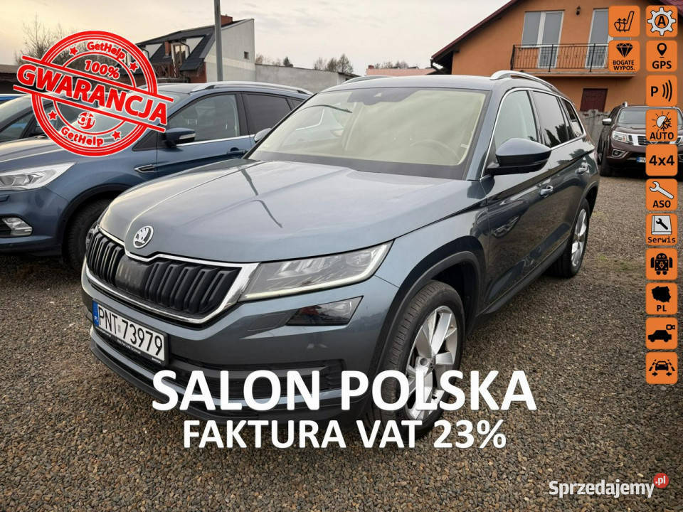 koda Kodiaq navi automat 4x4 gwarancja I relingi dachowe Kodiaq Zbąszyń