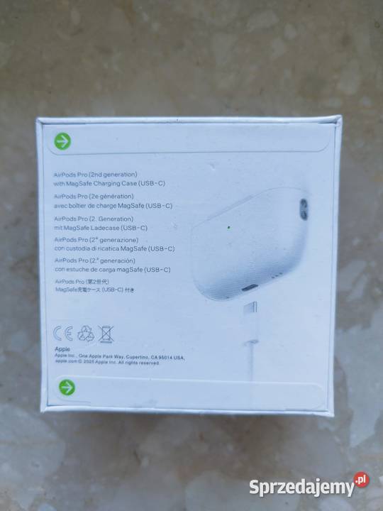 Słuchawki bezprzewodowe AirPods Pro 2 generacja Elektronika podlaskie Białystok