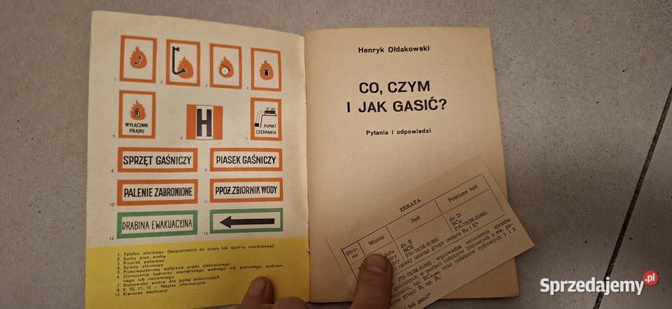 Kolekcjonerski poradnik Co czym i gasić niski Łęczyca