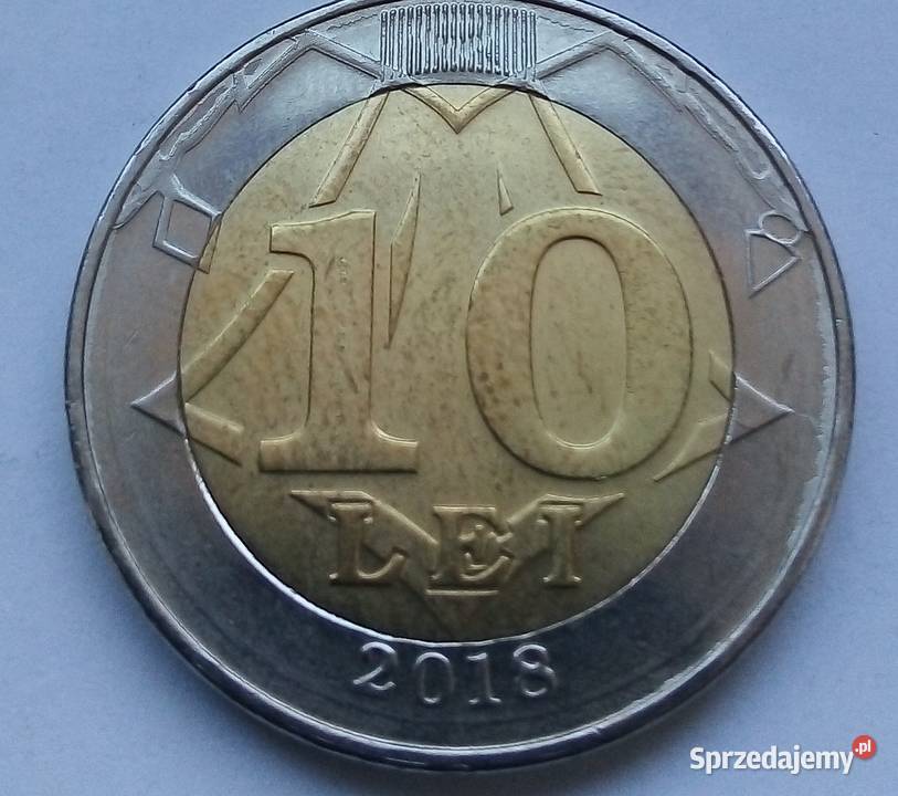 MOŁDAWIA10 LEI2018 r Numizmatyka Legionowo sprzedam