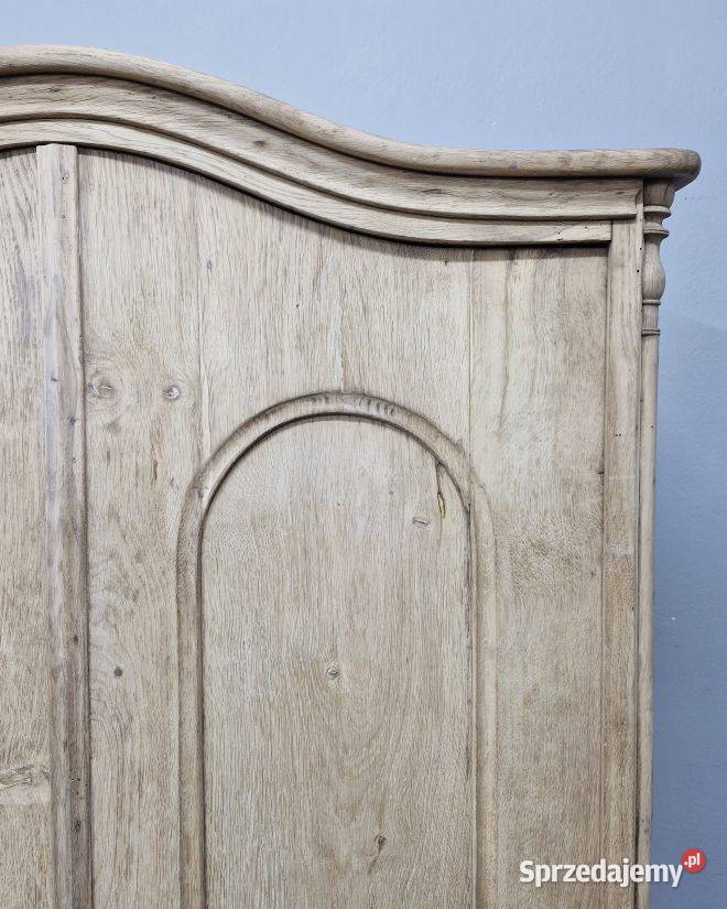 Dębowa szafa ludwikowska z Dolnego Śląska Marki