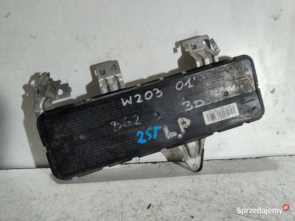 AIRBAG PODUSZKA DRZWI LEWY PRZÓD W203 0027011341