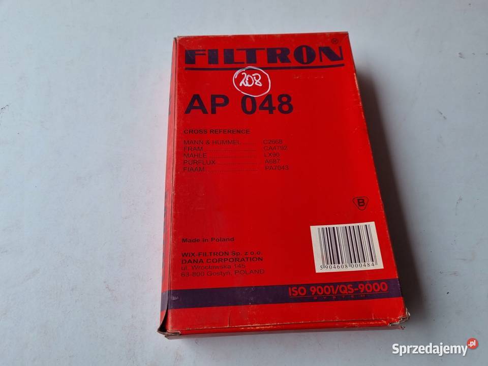 Opel Kadett Ascona Holden Camira FILTR POWIETRZA Janów