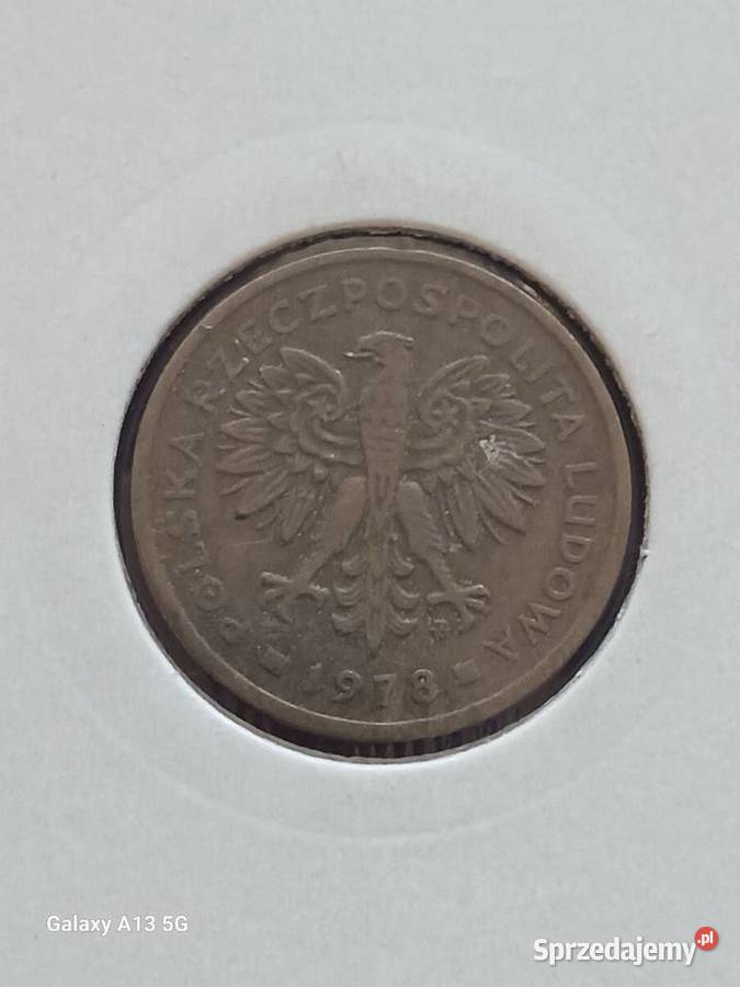 2 Złote 1978 r 1 ze znakiem mennicy wielkopolskie Konin